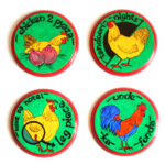 Chicken Coasters (sold)